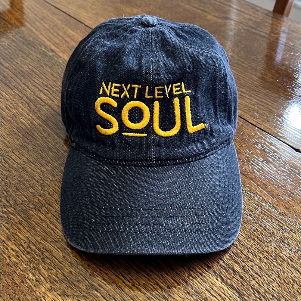 NEW Unisex Next Level Soul Black Denim ball cap